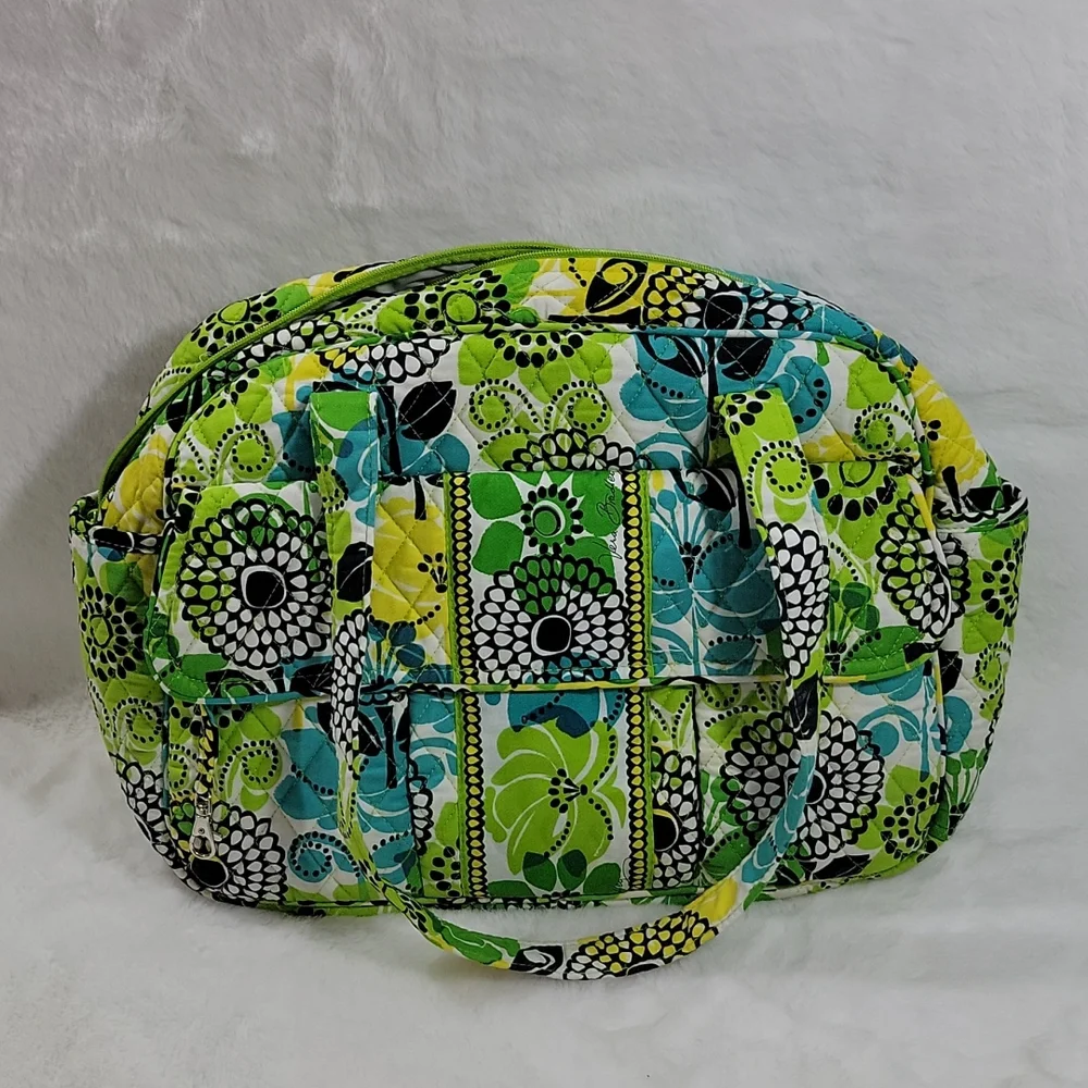 Vera Bradley Lime Up Baby Bag